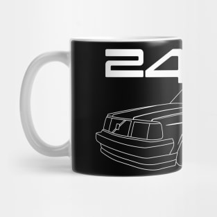 Volvo 244 White Mug